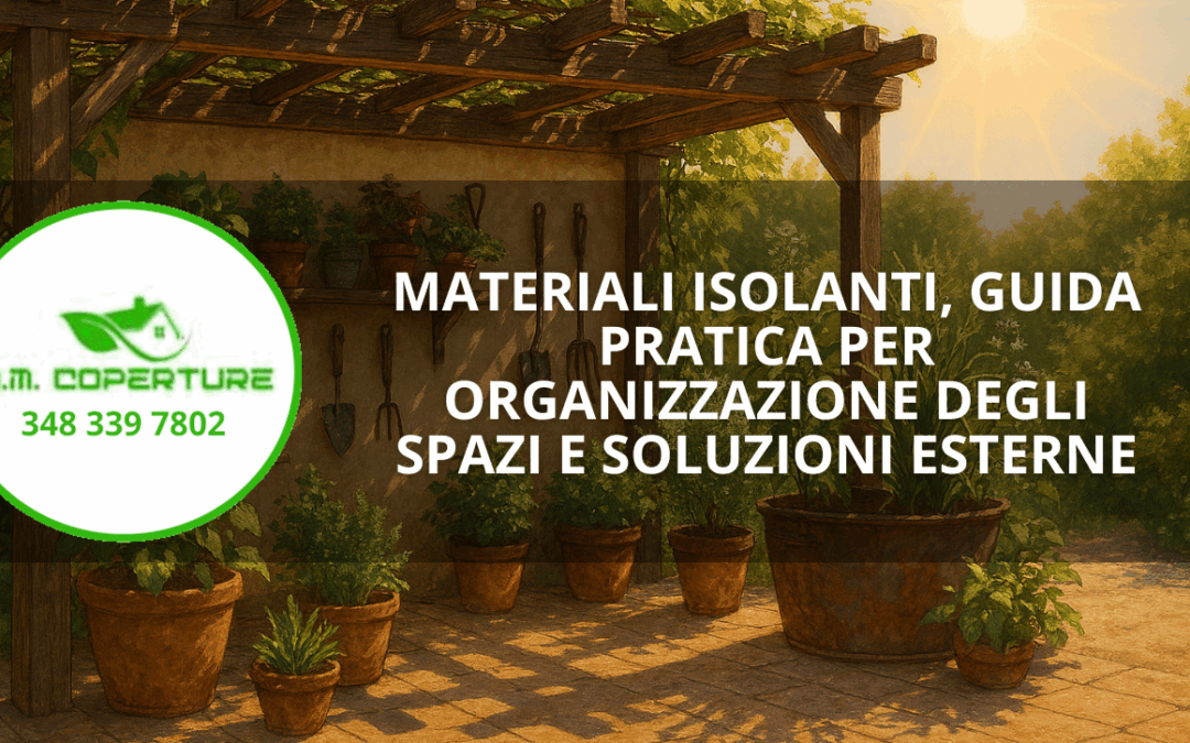 Materiali isolanti, guida pratica per organizzazione degli spazi e soluzioni esterne